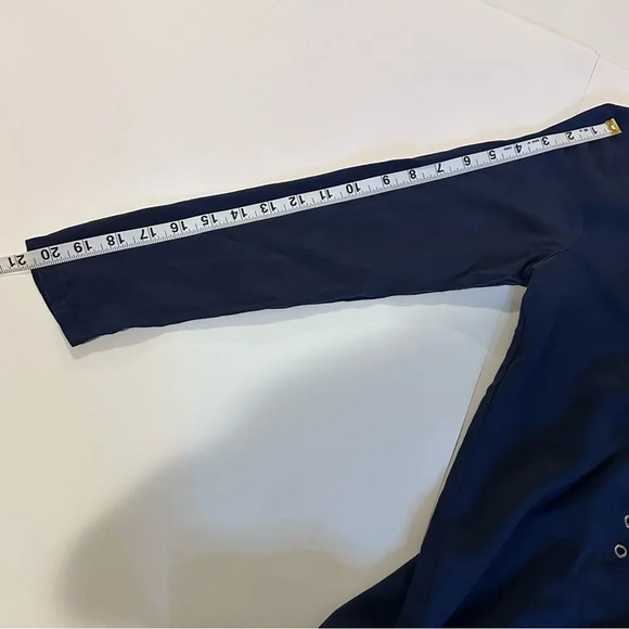 100% Silk Navy Blue Cocktail Dress by LAVANDER BROWN XS - Picture 7 of 9